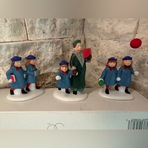 Dept 56 Holiday Field Trip - Set of 3 - Heritage Village #5885-8 Boxed Vintage